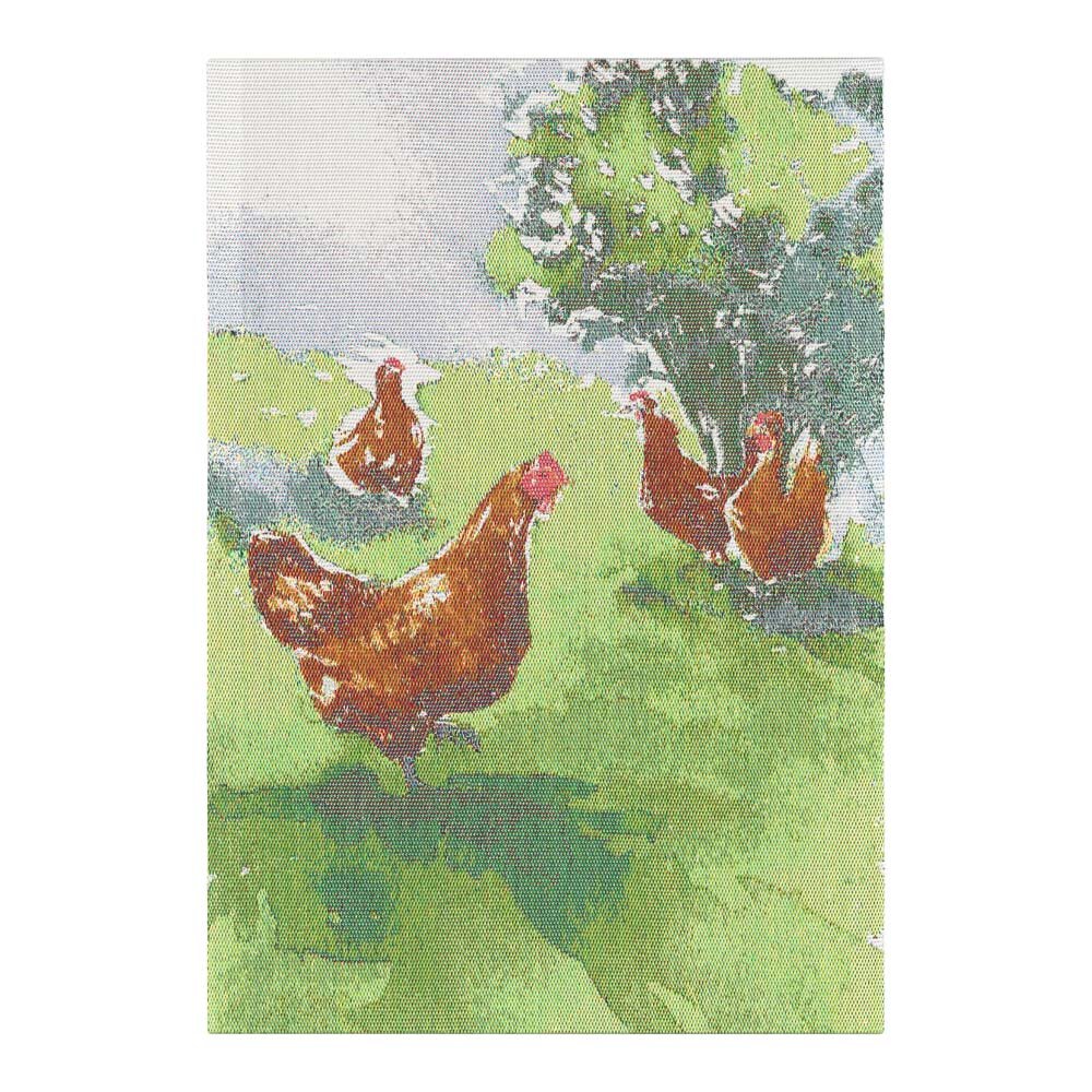 Hönspromenad kökshandduk 35x50 cm