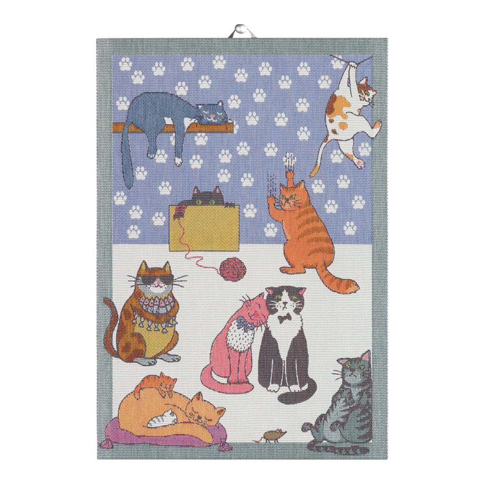 Cats fun kökshandduk 35x50 cm