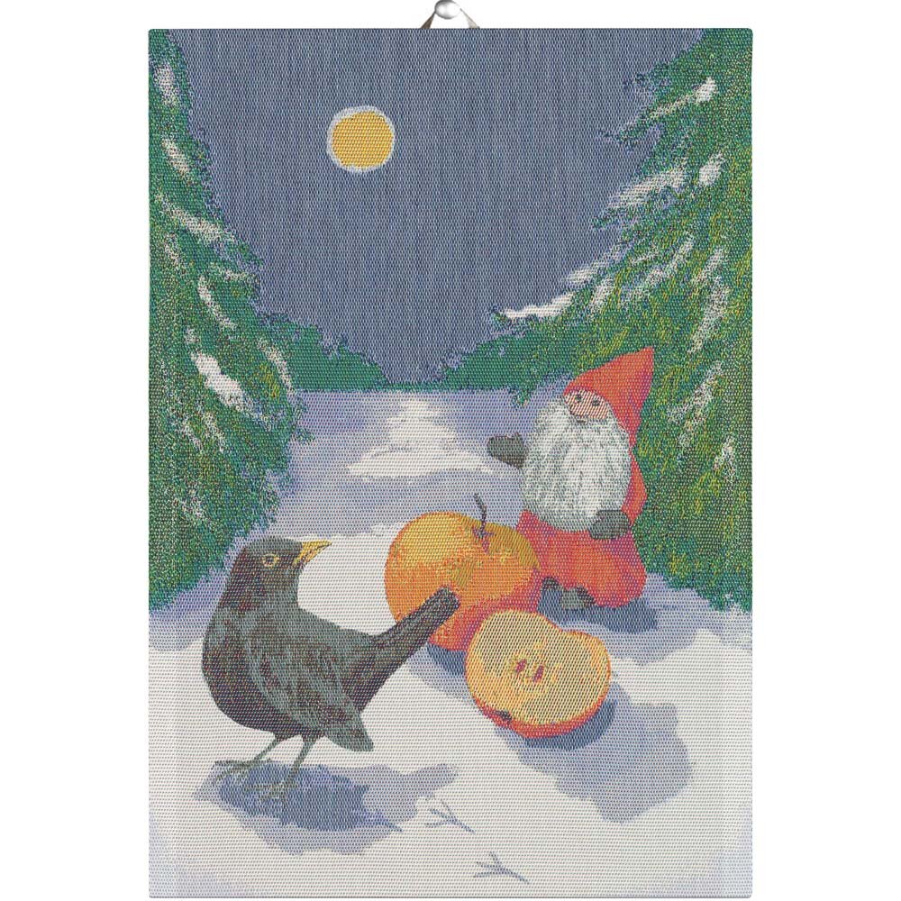 Vinteräpple kökshandduk 35x50 cm