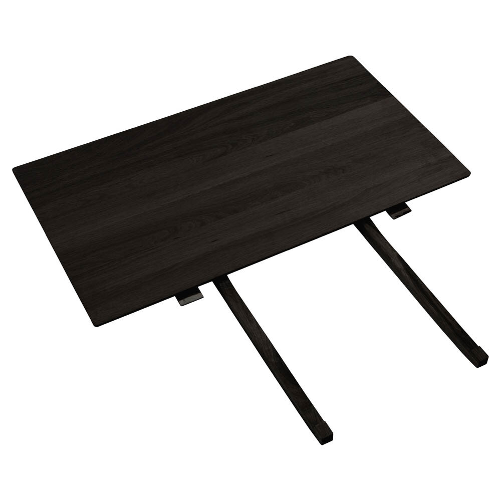 Åhus matbord inkl 2 tilläggsskivor svart 220 cm