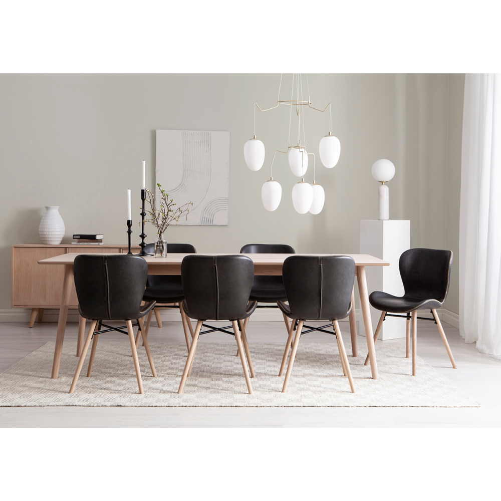 Matgrupp Åhus matbord 220 cm och 6 Lotus stolar