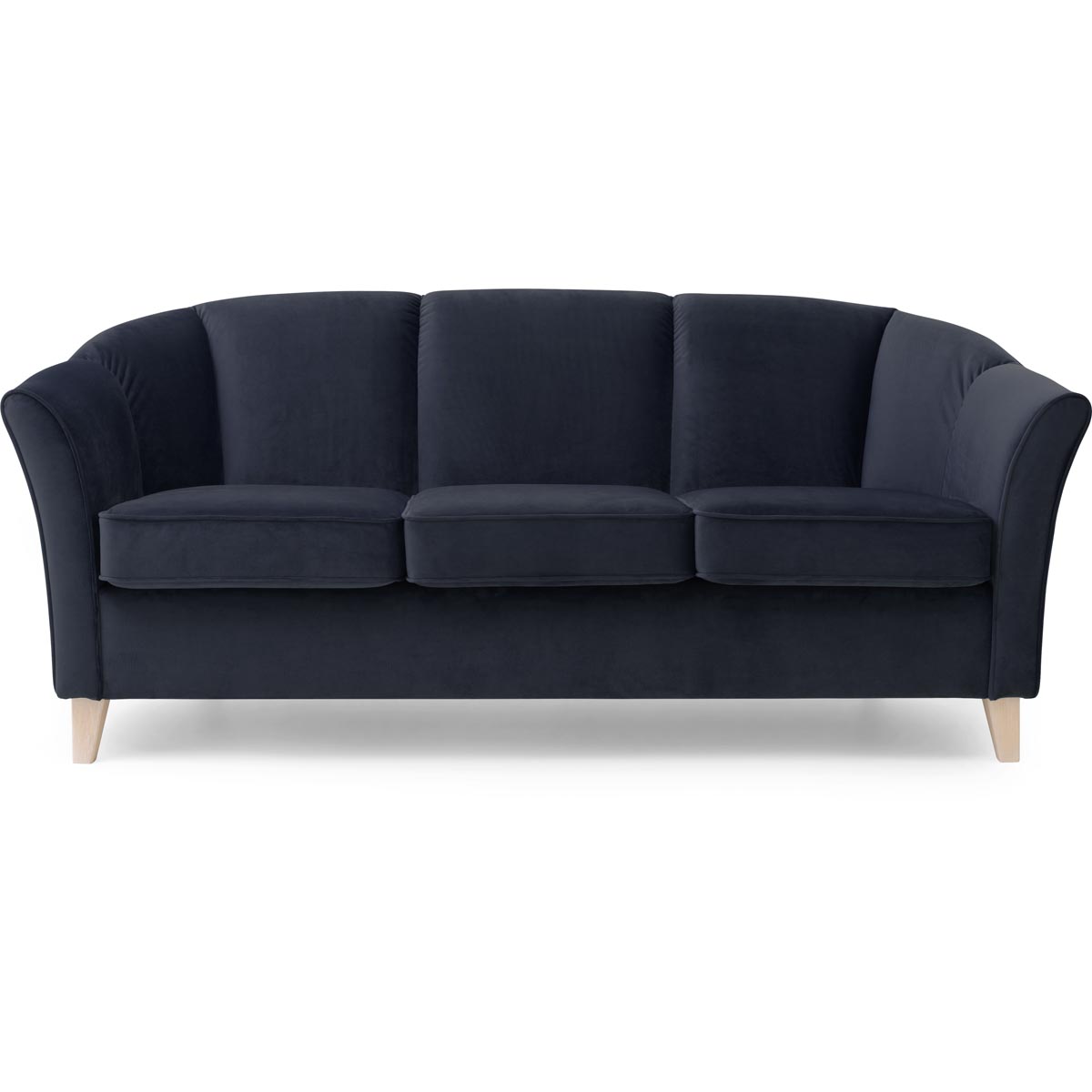 Ekerö soffa 3-sits tyg Monolith blå