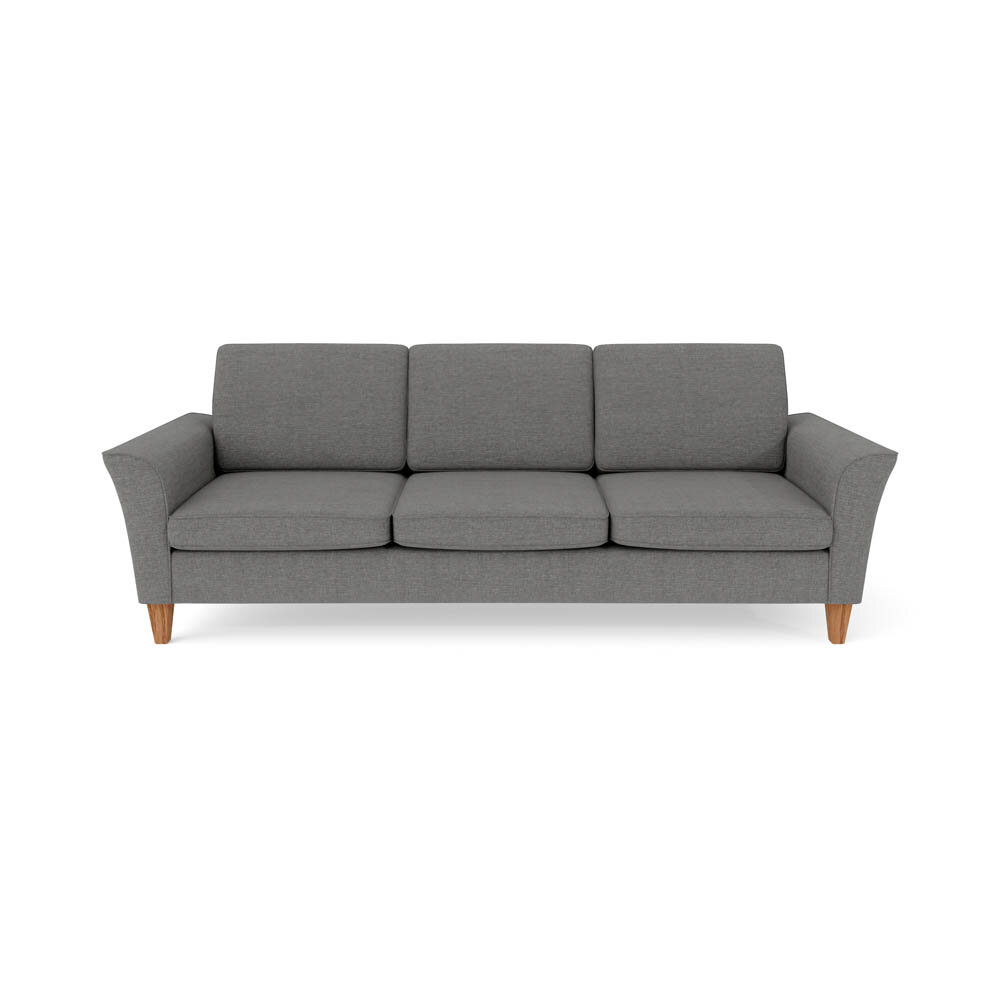 Miami 3-sits soffa med träben