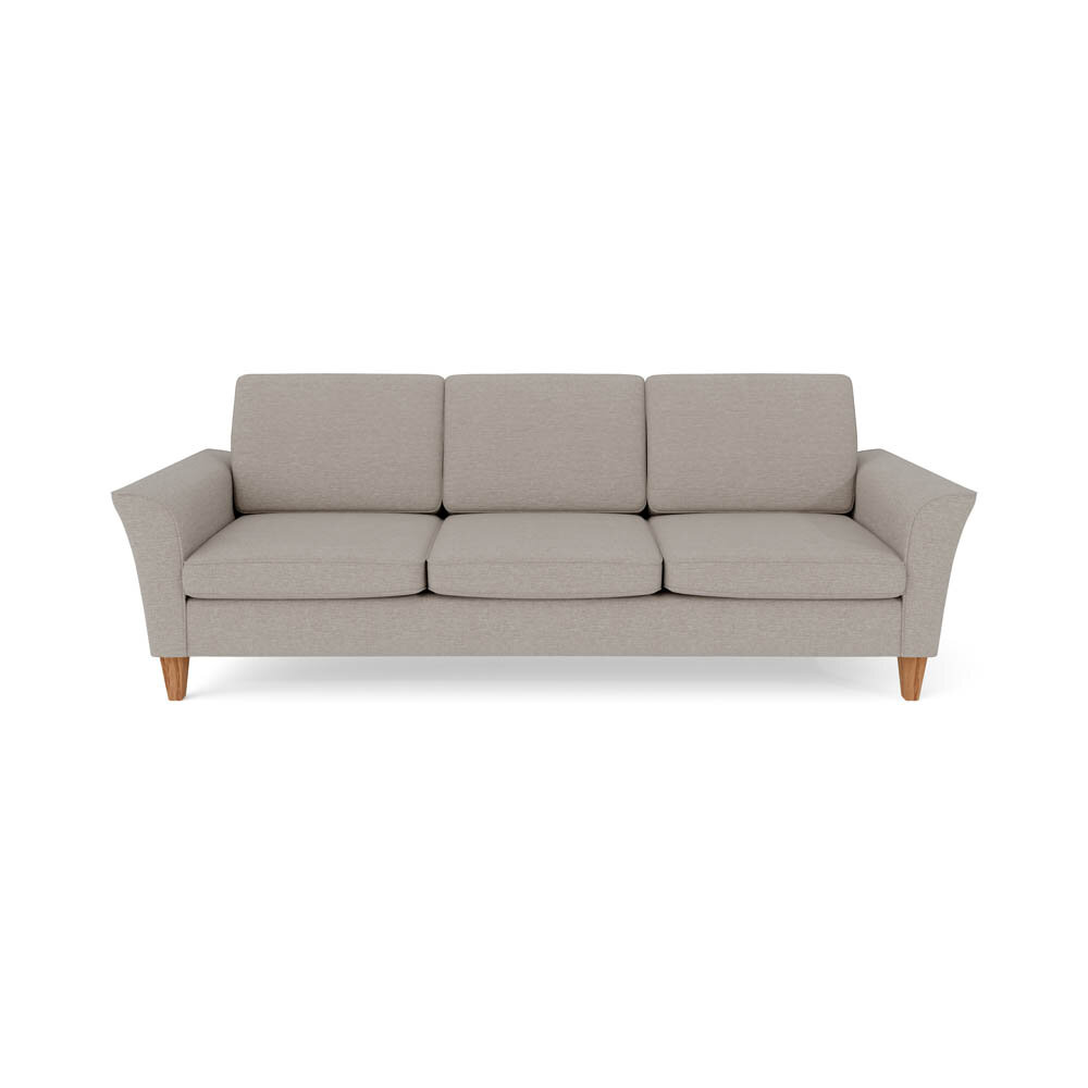 Miami 3-sits soffa med träben