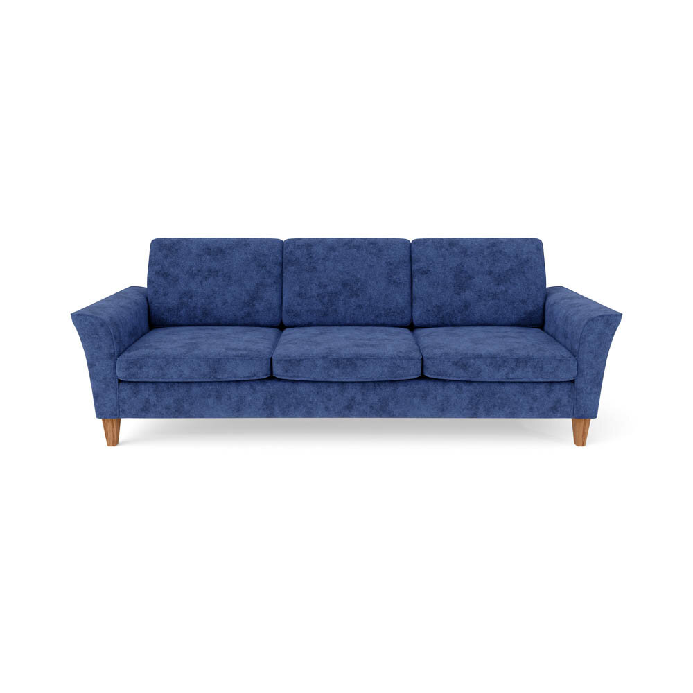 Miami 3-sits soffa med träben