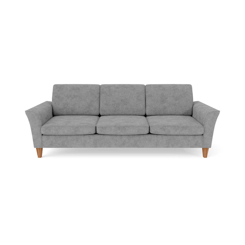 Miami 3-sits soffa med träben