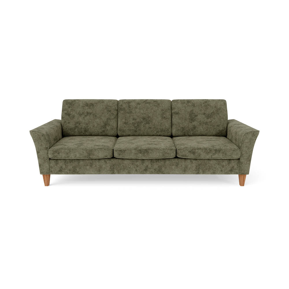 Miami 3-sits soffa med träben