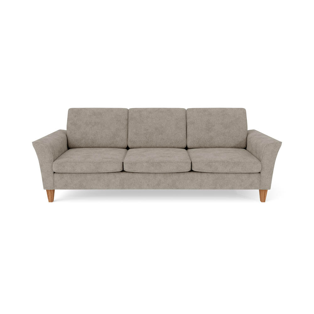 Miami 3-sits soffa med träben