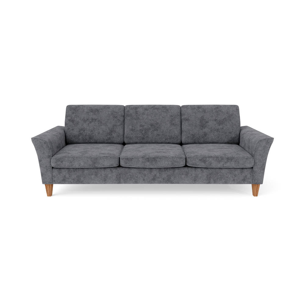 Miami 3-sits soffa med träben