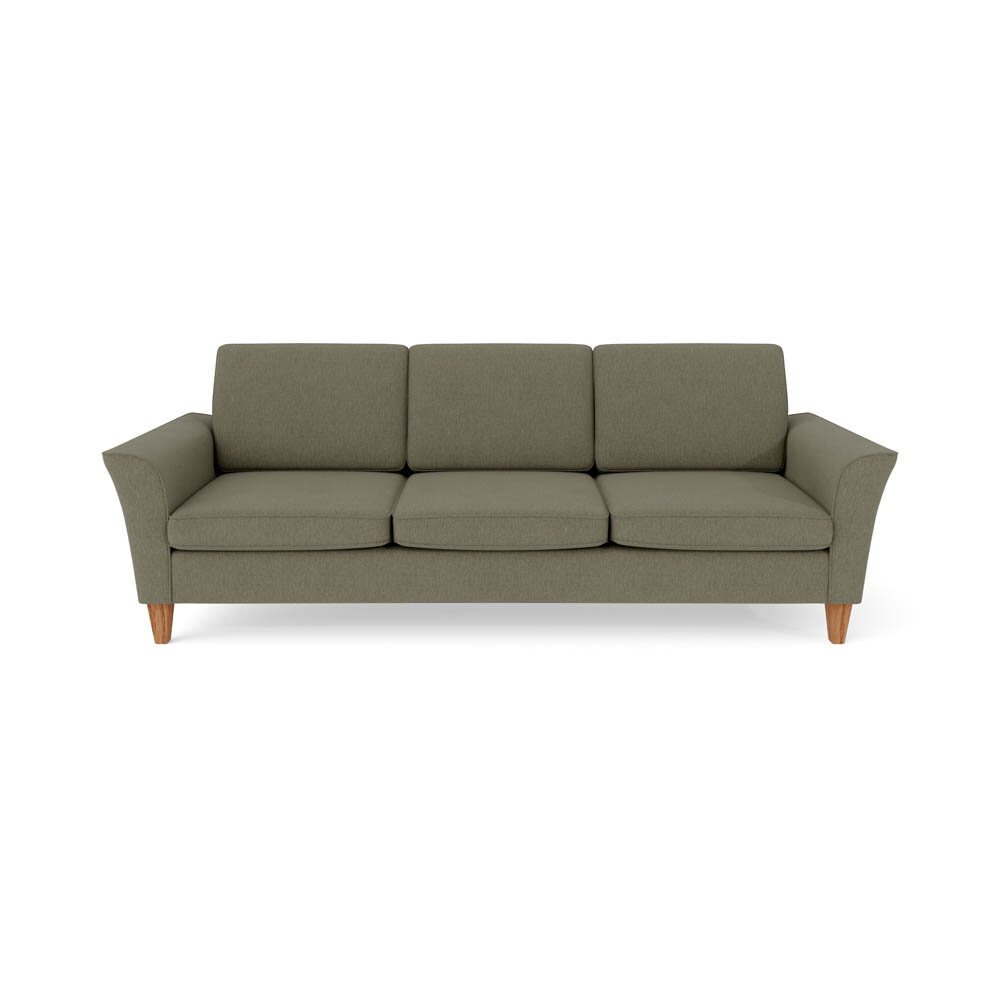Miami 3-sits soffa med träben