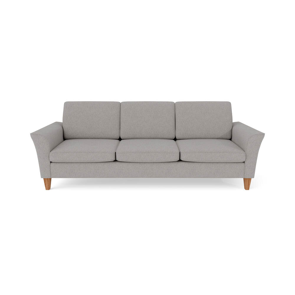 Miami 3-sits soffa med träben