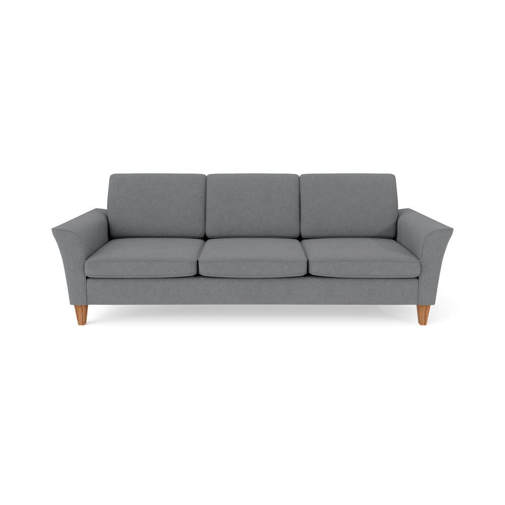 Miami 3-sits soffa med träben
