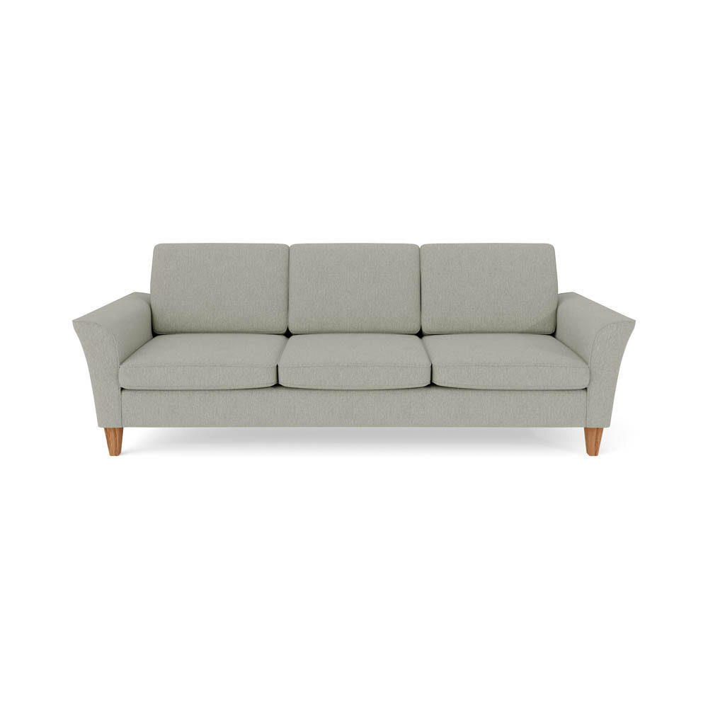 Miami 3-sits soffa med träben