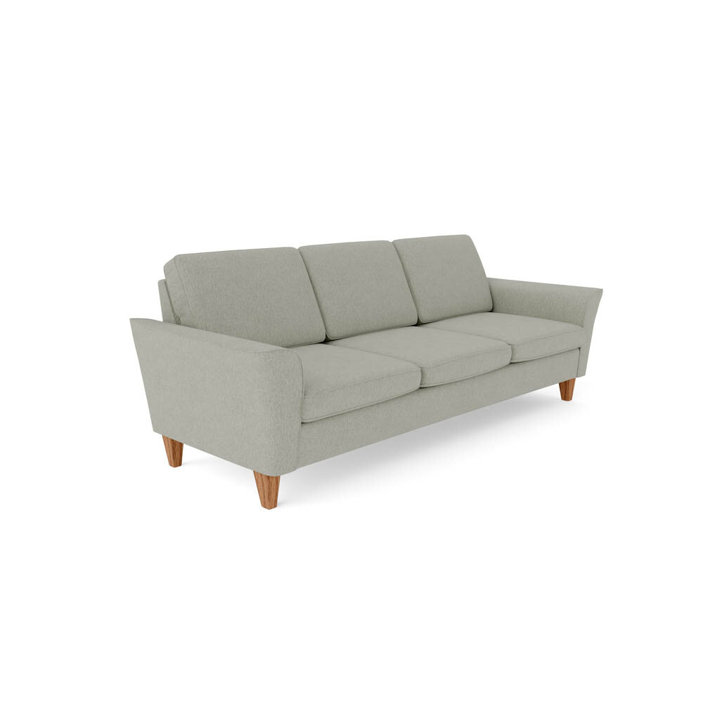 Miami 3-sits soffa med träben