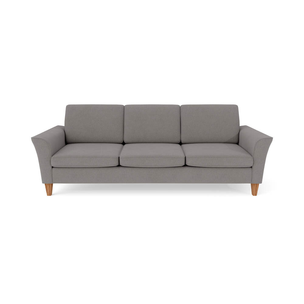 Miami 3-sits soffa med träben
