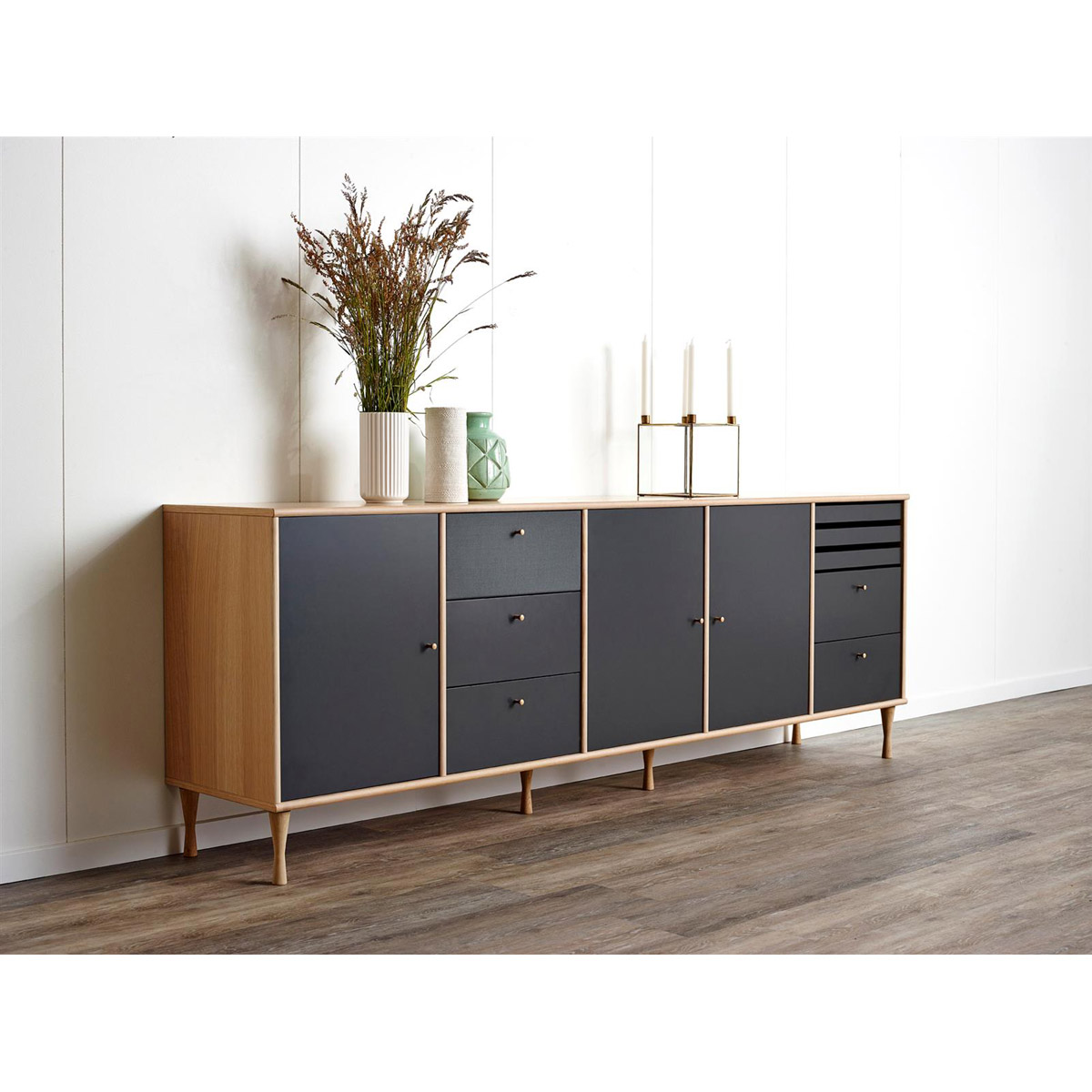 Mistral sideboard ek/antracit H2-111EA-HF miljö