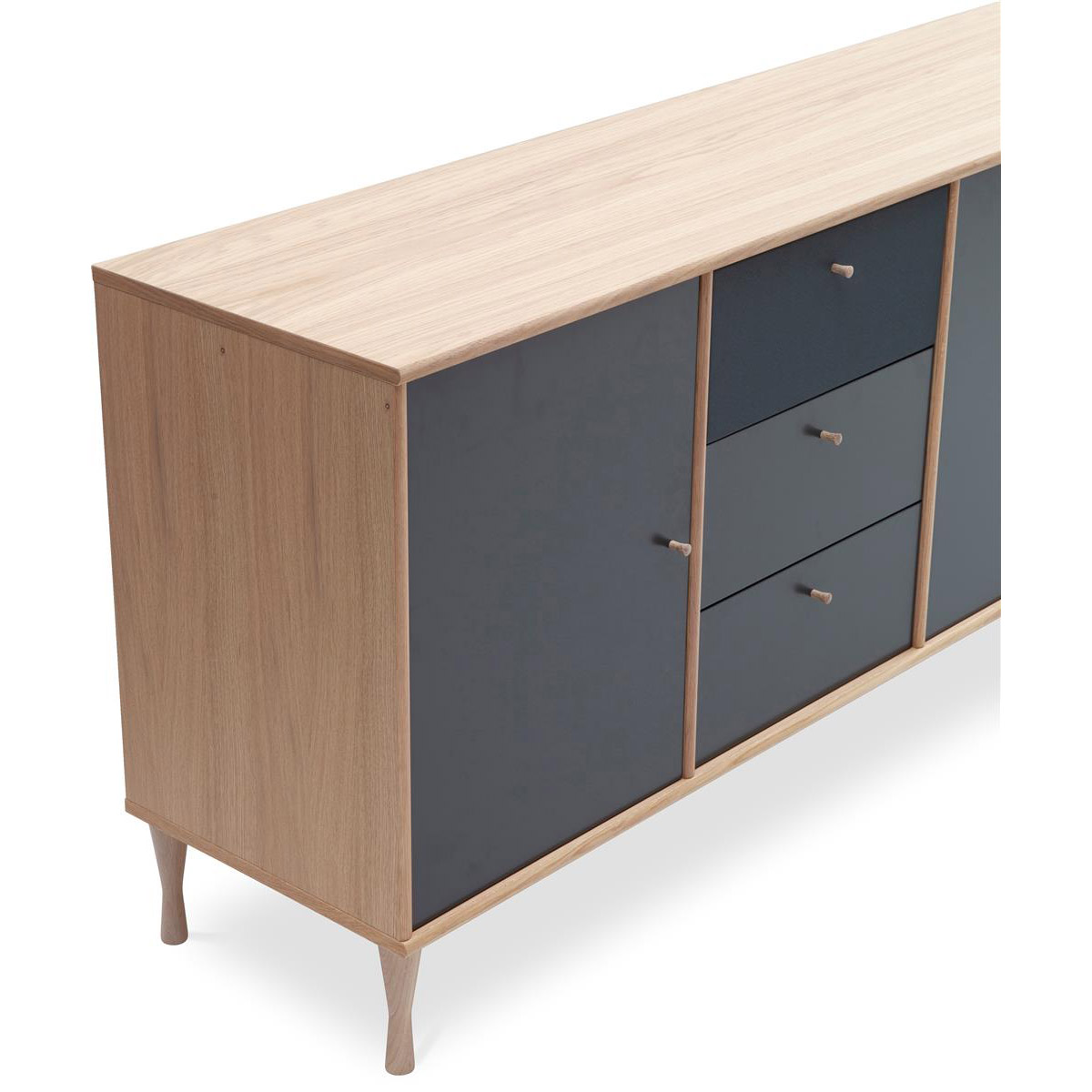 Mistral sideboard ek/antracit H2-111EA-HF detalj