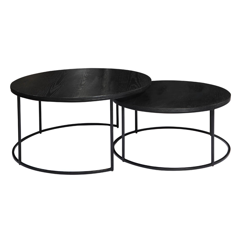 Natalie satsbord runt svart