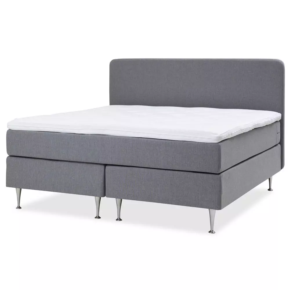 Paket: Kontinentalsäng Original 180x200 med bäddmadrass och sänggavel slät LED