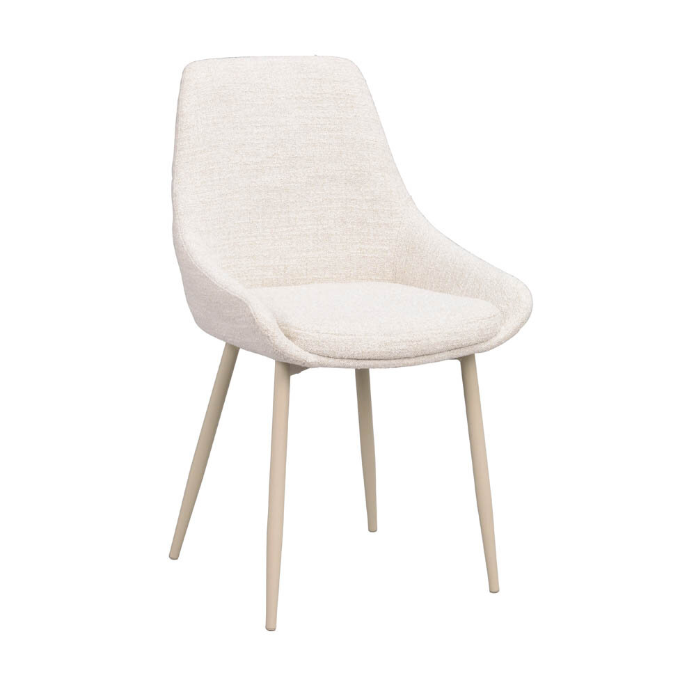 Sierra stol i ljusbeige tyg