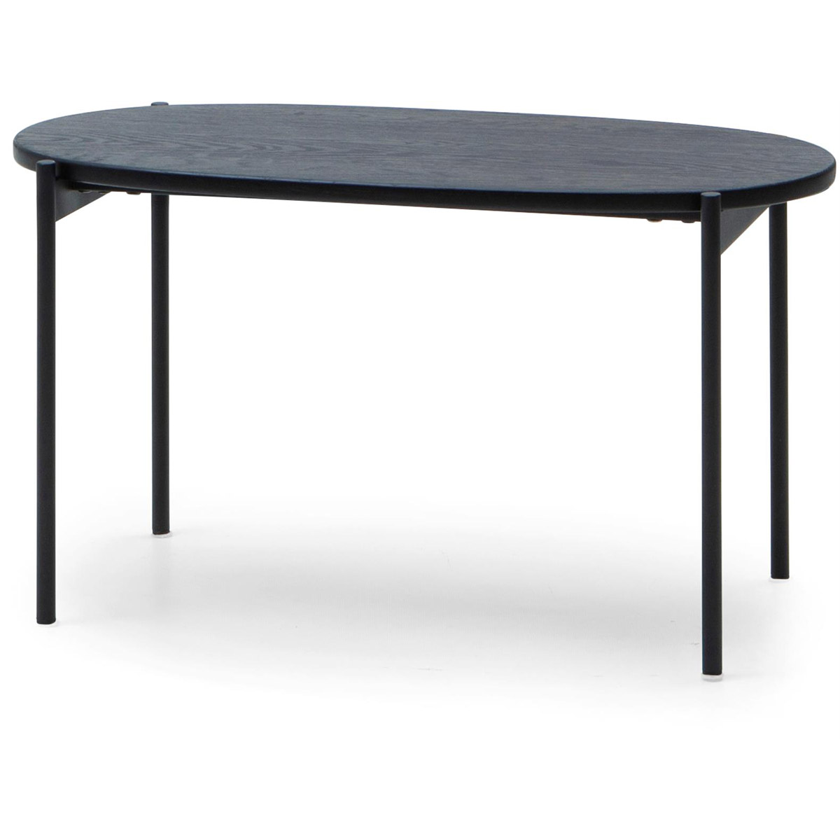 Skye ovalt litet soffbord svart