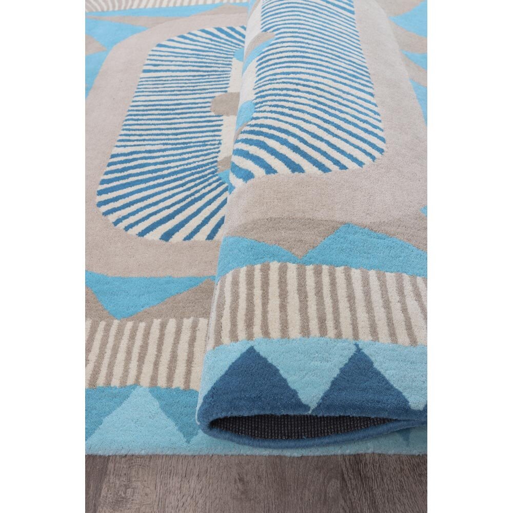 Zigzag Matta Blue