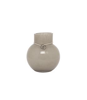 ernst glasvas rund beige