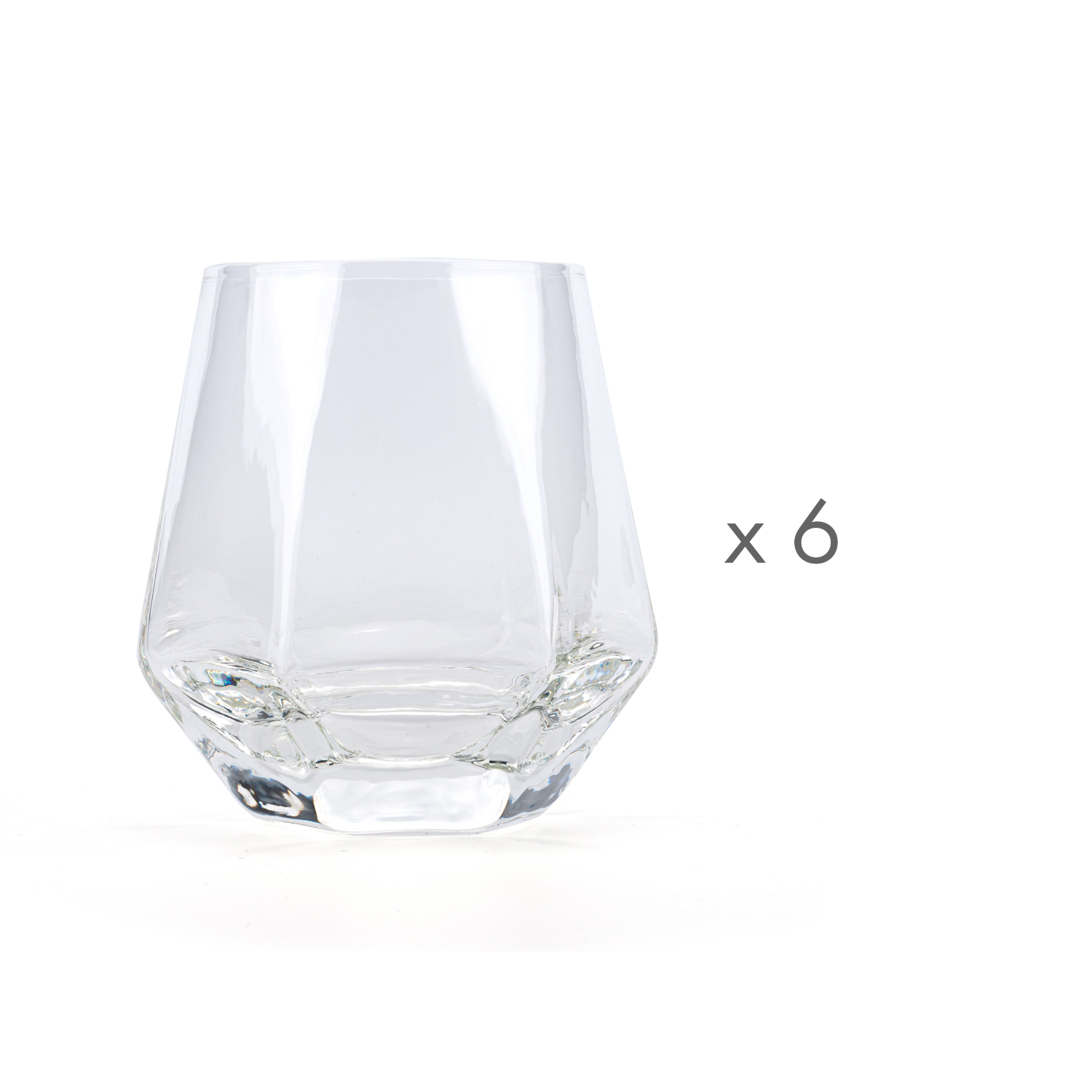 Hexa dricksglas