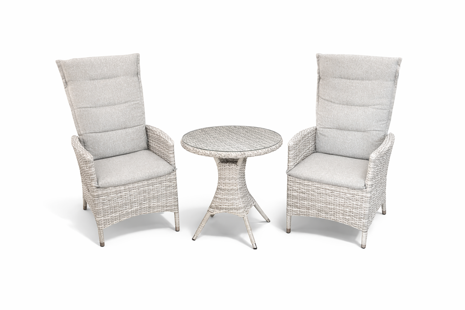 Georgia runt 70 cm pearl grey