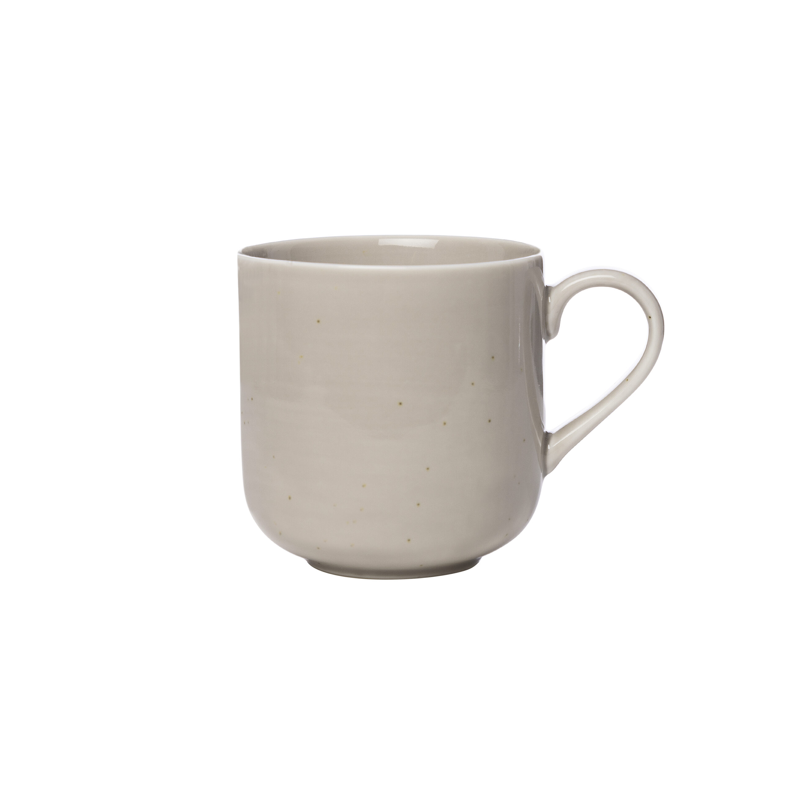 Ernst kaffekopp i glaserad porslin sand