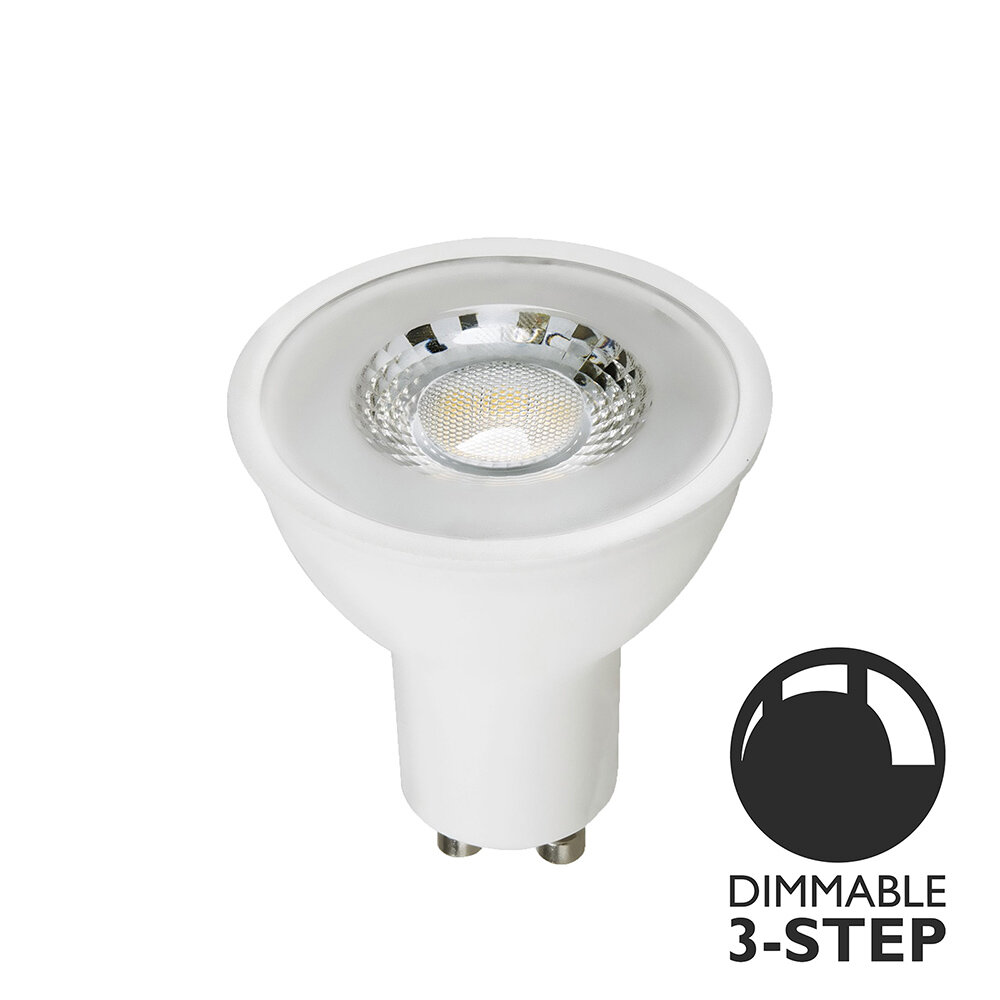 Ljuskälla GU10 LED Spot 3-steg Dimbar Klar 1-6W
