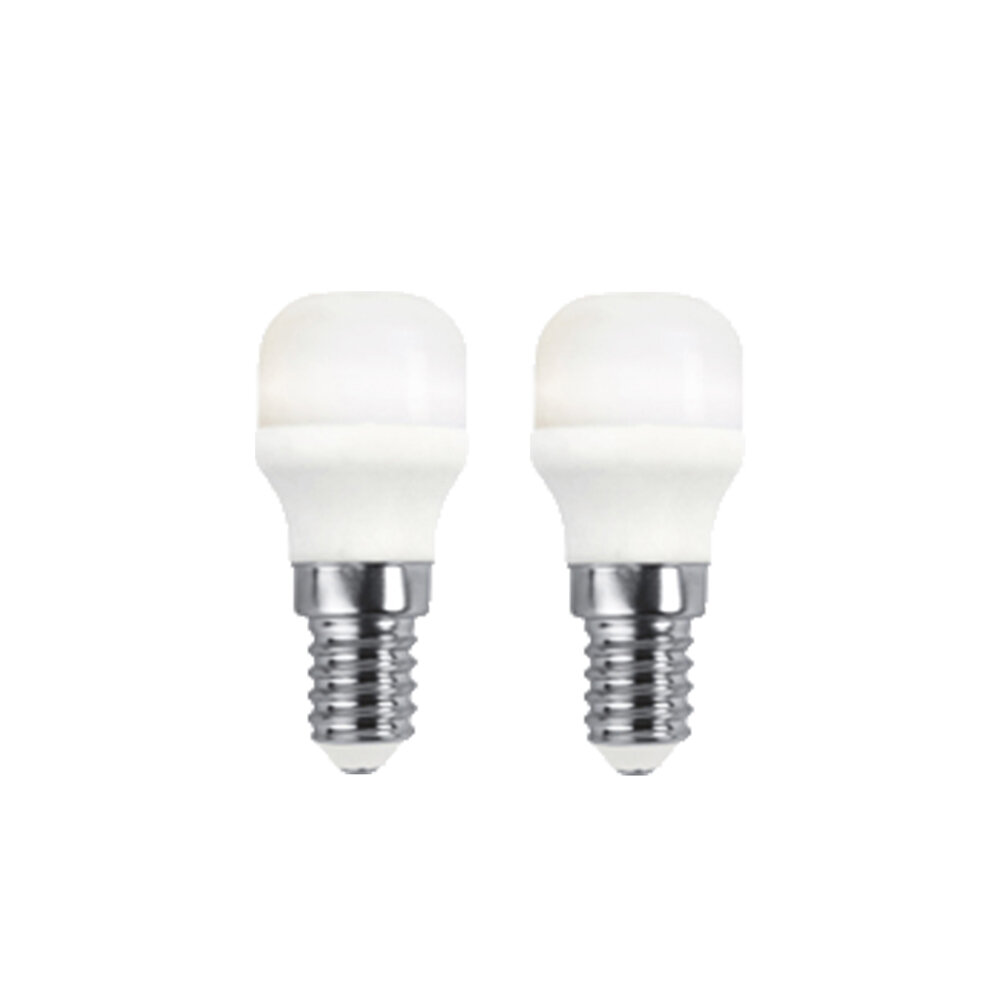 Ljuskälla E14 LED Päron Opal 1,5W 2-Pack