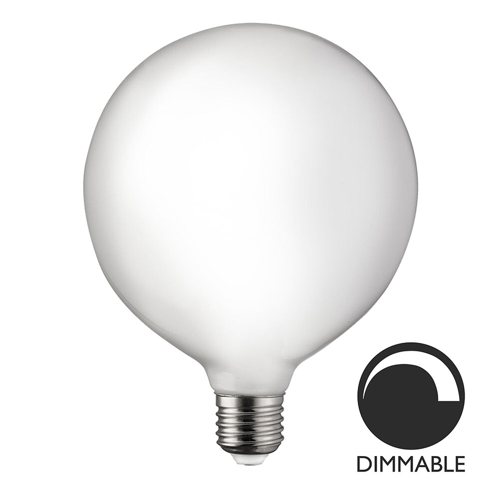 Ljuskälla E27 LED Glob 125 mm Opal 7W