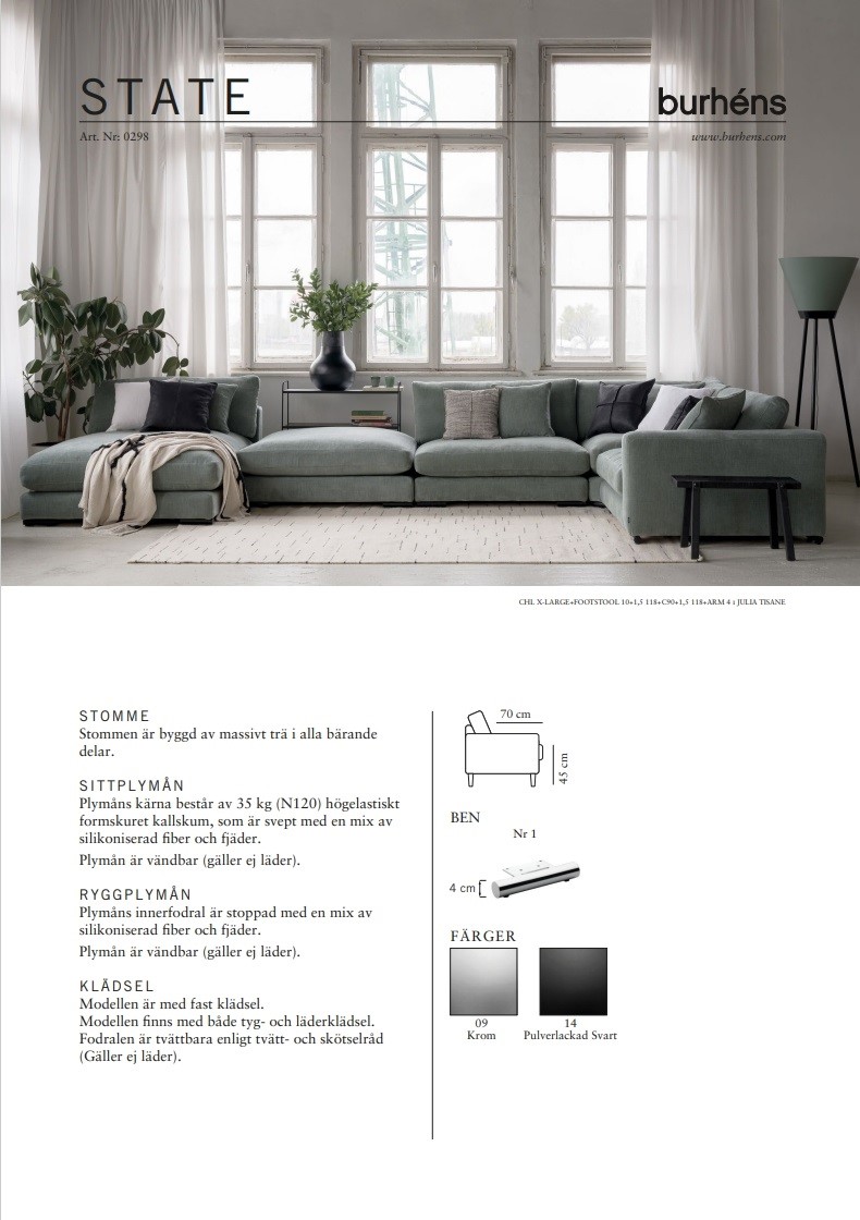 State schäslong XL