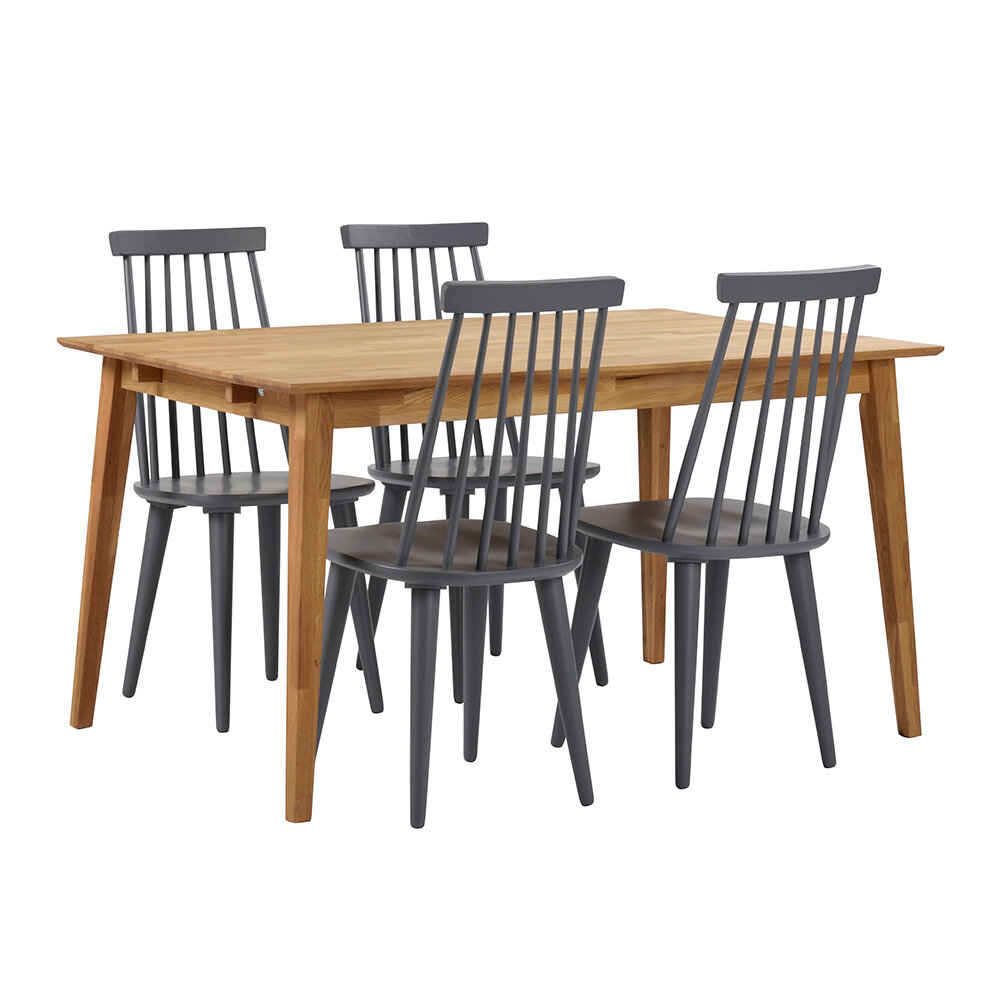 Matgrupp Filippa matbord och 4 Lotta stolar