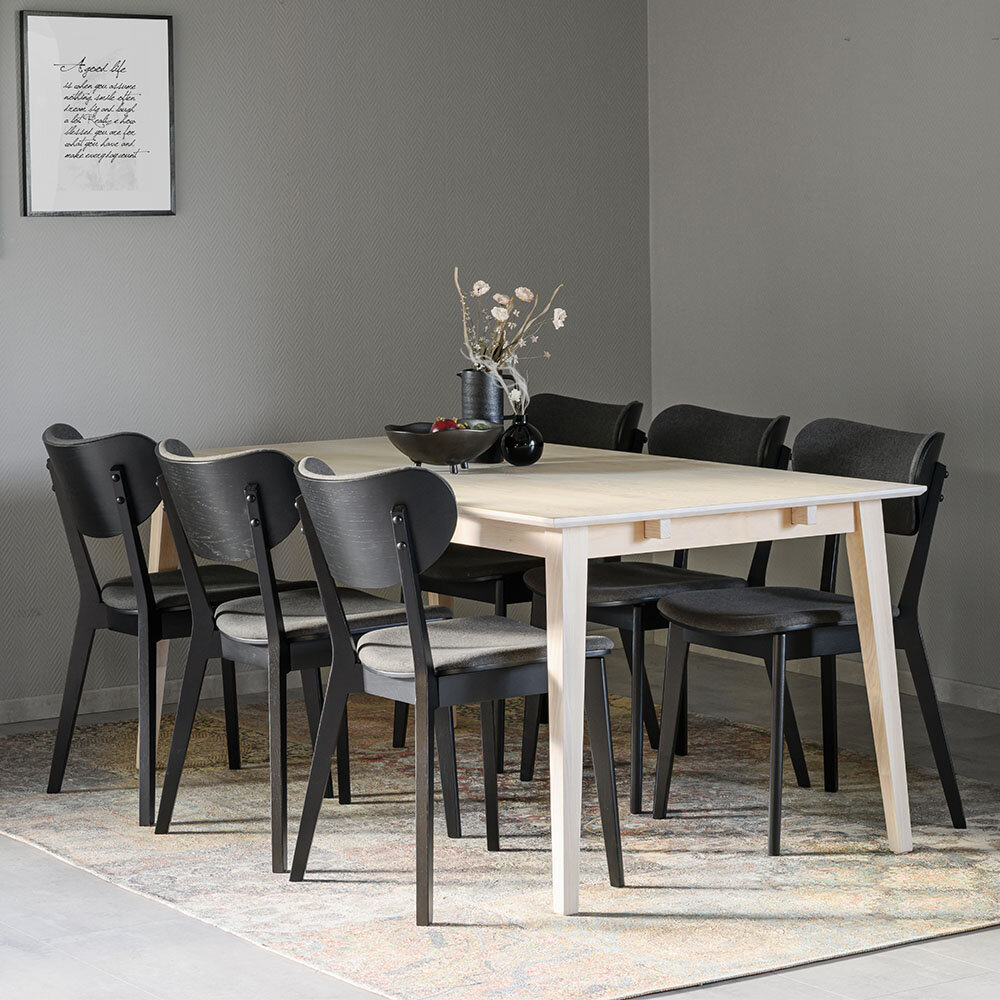 Matgrupp Filippa matbord och 6 Kato stolar
