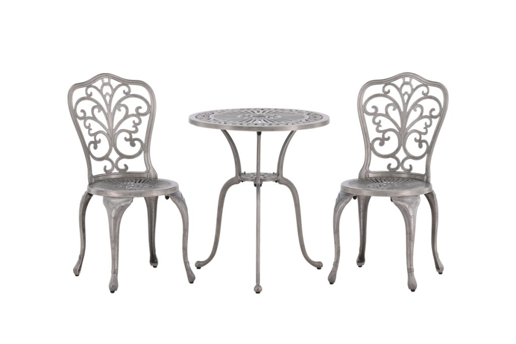 Café set i aluminium