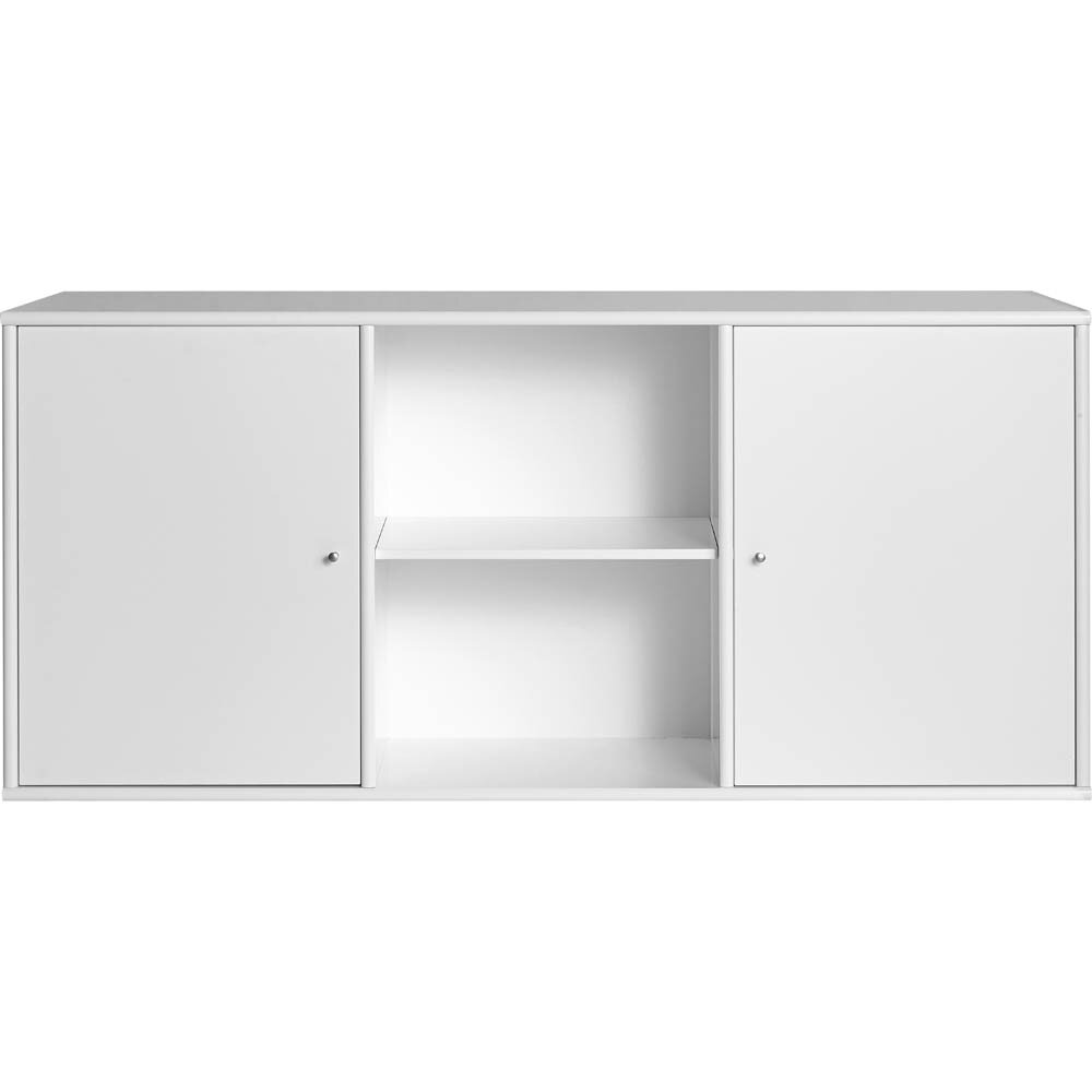 Mistral sideboard med skåp/hylla 133 cm vit