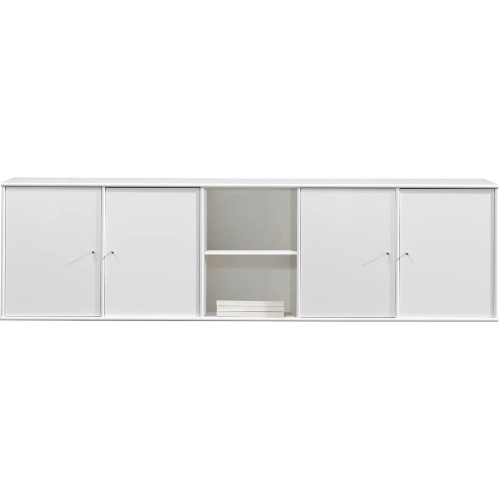 Mistral sideboard med skåp/hylla 220 cm vit