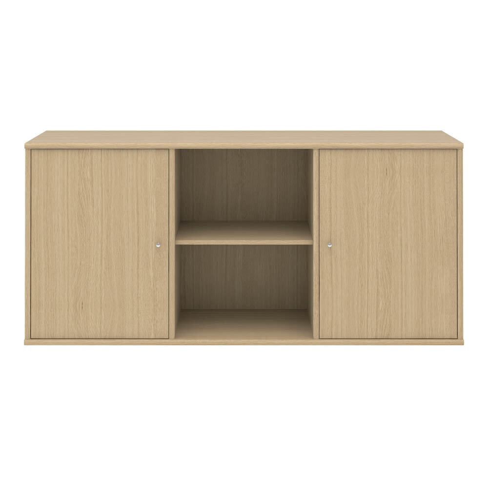 Mistral sideboard med skåp/hylla 133 cm vitpigmenterad