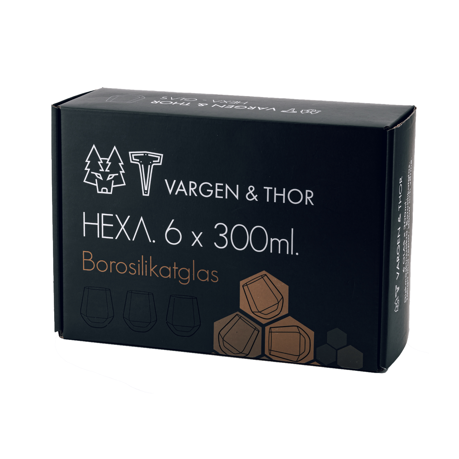 Hexa dricksglas