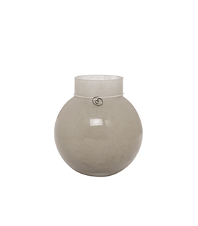 ernst glasvas rund beige